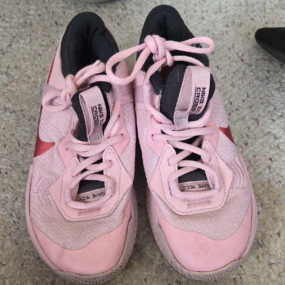 Nike Women's Pink and Red Sneakers
